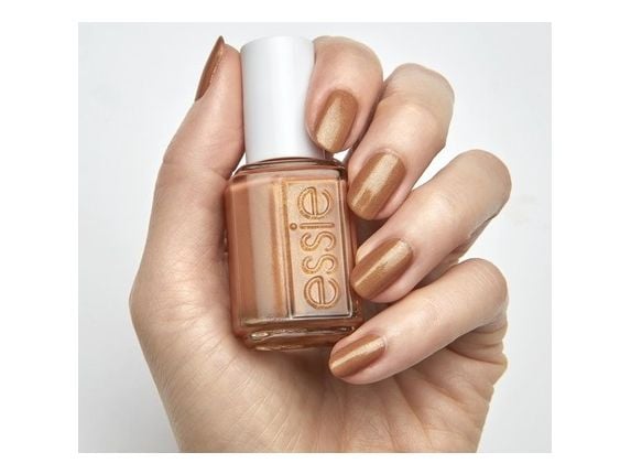 Essie ESS VAO NU 557 Sunny daze, Guld, Sunny daze, Glimmer, d6a26e, 13,5 ml, 30 mm