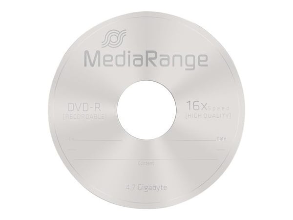 MediaRange - 50 x DVD-R - 4.7 GB (120 min) 16x - spindel