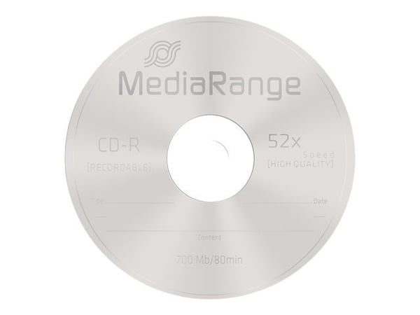 MediaRange - 100 x CD-R - 700 MB (80 min) 52x - spindel