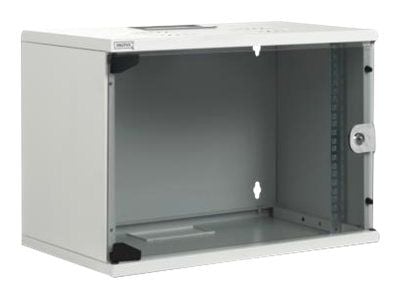 DIGITUS Professional Compact Series DN-19 07-U-S-1 - Skåp - väggmontering - ljusgrå, RAL 7035 - 7U - 19"