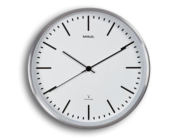 MAUL 9063402, Vegg, Sirkel, Aluminium, Hvit, Aluminium, Glass, Klassisk