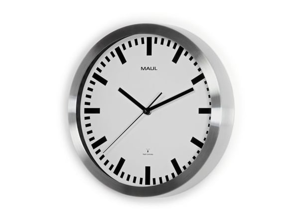 MAUL 9063308, Vegg, Sirkel, Aluminium, Hvit, Aluminium, Glass, AA