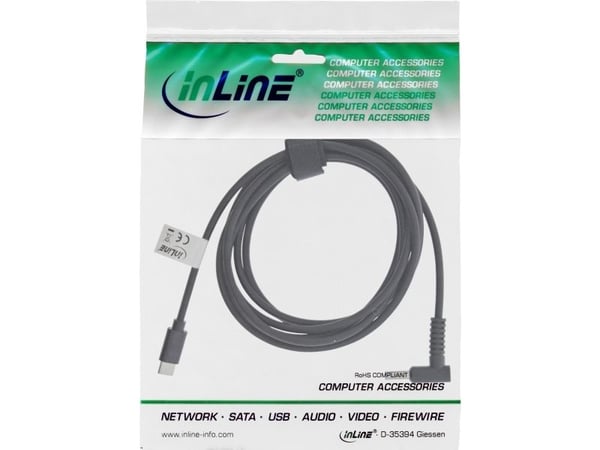 InLine 26674, 2 m, USB C, EIAJ-02 (4,0 mm, 1,7 mm), 18 - 20 V, 3,25 A