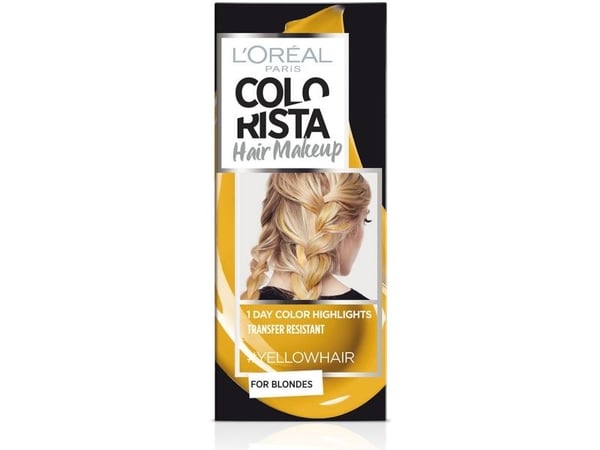 L’Oréal Paris Colorista Hair Makeup, semi-permanent hårfärg #YELLOWHAIR, 30 ml (för kvinnor)