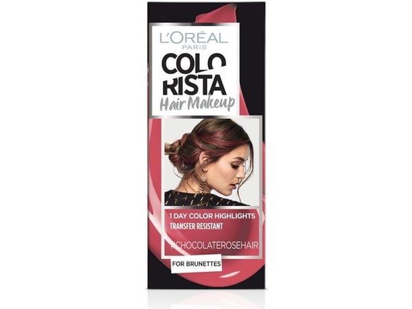 L’Oreal Paris Colorista Hair Makeup, semi-permanent hårfarge #CHOCOLATEROSEHAIR, 30 ml