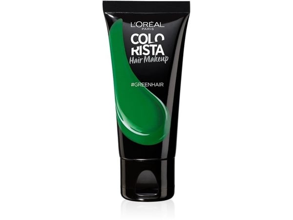 L’Oreal Paris Colorista Hair Makeup semipermanent hårfarge #GREENHAIR, 30 ml