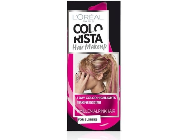 L’Oreal Paris Colorista hårmakeup semi-permanent hårfärg #MILLENIALPINK 30 ml