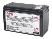APC Replacement Battery Cartridge #110 - UPS-batteri - 1 x batteri - blysyre - svart - for P/N: BE650G2-CP, BE650G2-FR, BE650G2-GR, BE650G2-IT, BE6...
