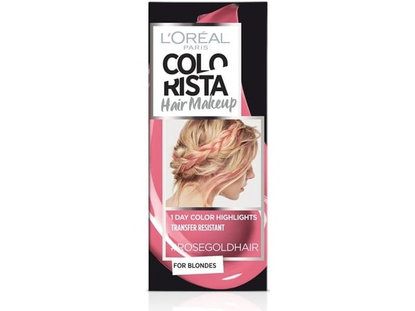 L’Oreal Paris Colorista Hair Makeup, semi-permanent hårfärg #ROSEGOLDHAIR, 30 ml