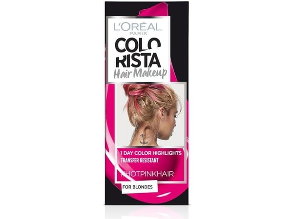 L’Oréal Paris Colorista Hair Makeup, semi-permanent hårfärg #HOTPINKHAIR, 30 ml