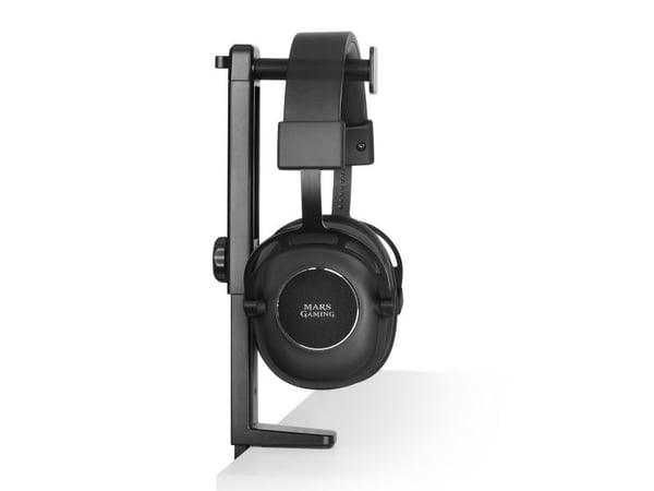 Mars Gaming MHH2, Hörlurshållare, ABS, Gummi, 139 g, Svart