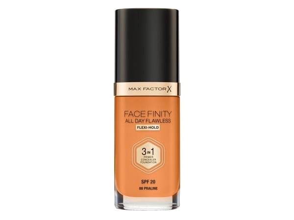 MAX FACTOR Max Factor, Facefinity All Day Flawless, Matte Finish, Primer, Concealer & Foundation 3-In-1, 88, Praline, SPF 20, 30 ml For Women