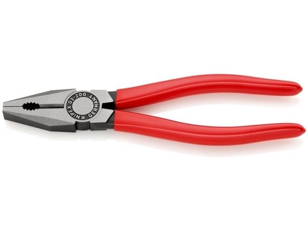 Knipex 03 01 200 SB, Kombinasjonstang, Stål, Plast, Rød, 200 mm