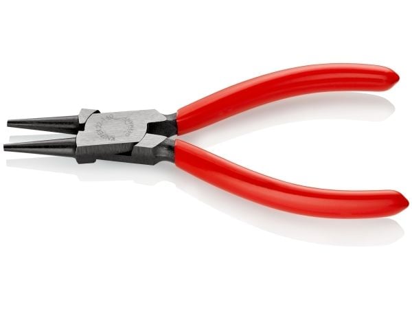 Knipex 22 01 140 SB Rundzange schwarz 140mm, Låseringtang, Støtbestandig, Dielektrisk, Stål, Plast, Rød, 140 mm