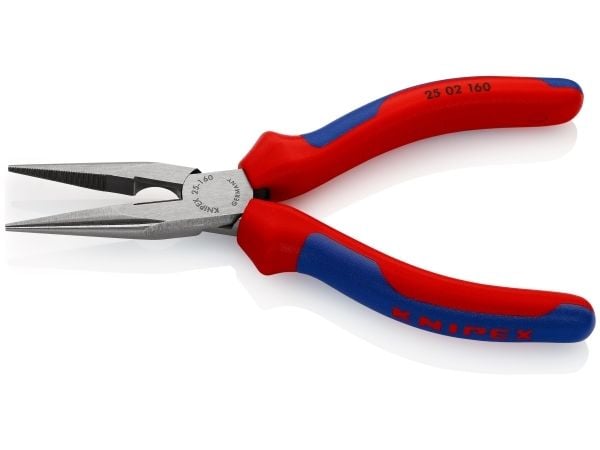 Knipex litteäkärkiset pihdit, joissa on leikkuureuna