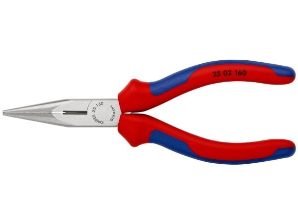 Knipex litteäkärkiset pihdit, joissa on leikkuureuna