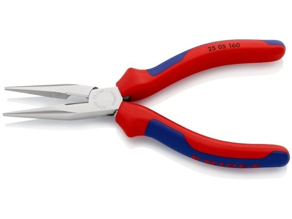 Knipex litteäkärkiset pihdit, joissa on leikkuureuna