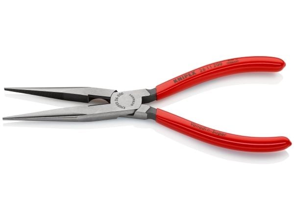 Knipex litteäkärkiset pihdit, joissa on leikkuureuna