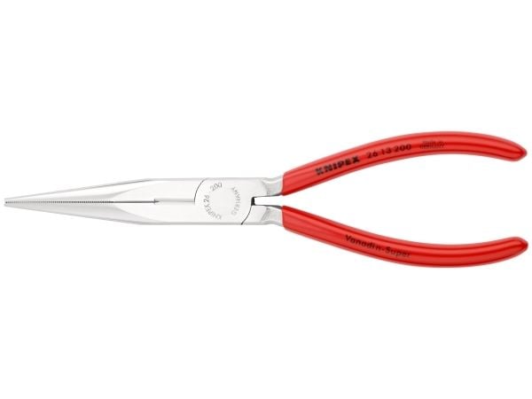 Knipex 26 13 200, Kärkipihdit, 2,5 mm, 7,3 cm, Kromivanadiini-teräs, Punainen, 200 mm