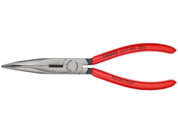 Knipex litteäkärkiset pihdit, joissa on leikkuureuna