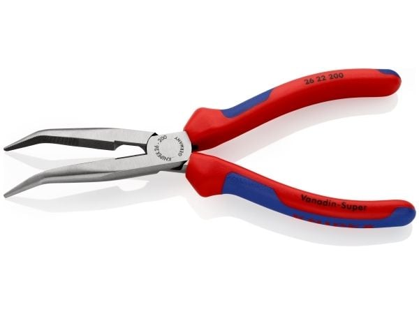Knipex litteäkärkiset pihdit, joissa on leikkuureuna