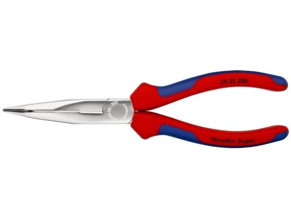 Knipex litteäkärkiset pihdit, joissa on leikkuureuna