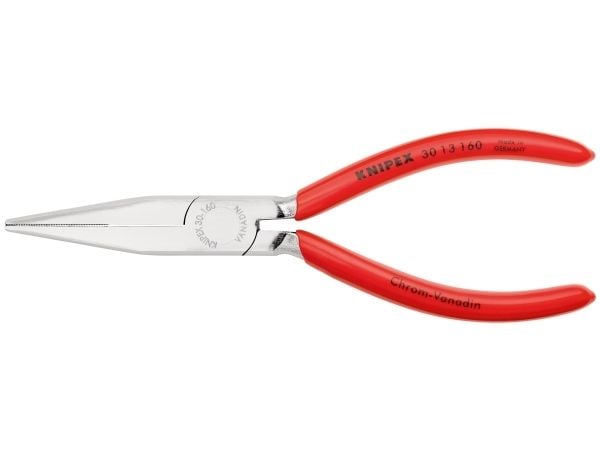 Knipex 30 13 160, Nesetang, 5 mm, 4,65 cm, Kromvanadiumstål, Rød, 160 mm