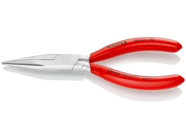 Knipex 30 23 140, Nesetang, 2 mm, 4,2 cm, Kromvanadiumstål, Rød, 140 mm