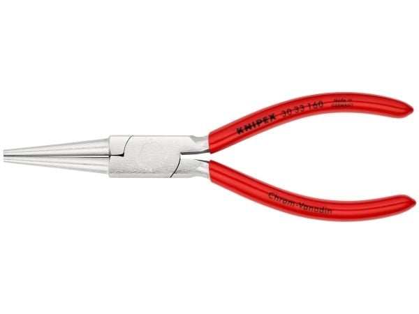 Knipex 30 33 160, Rosenkranstang, 2,5 mm, 4,1 cm, Kromvanadiumstål, Rød, 160 mm