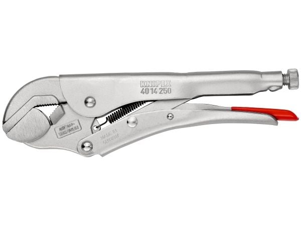 Knipex 40 14 250, Lukkopihdit, 4,5 cm, Kromi, Sinkittyä terästä, Terästä, Ruostumaton teräs, 250 mm