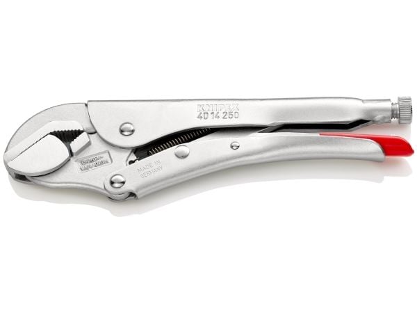 Knipex 40 14 250, Lukkopihdit, 4,5 cm, Kromi, Sinkittyä terästä, Terästä, Ruostumaton teräs, 250 mm
