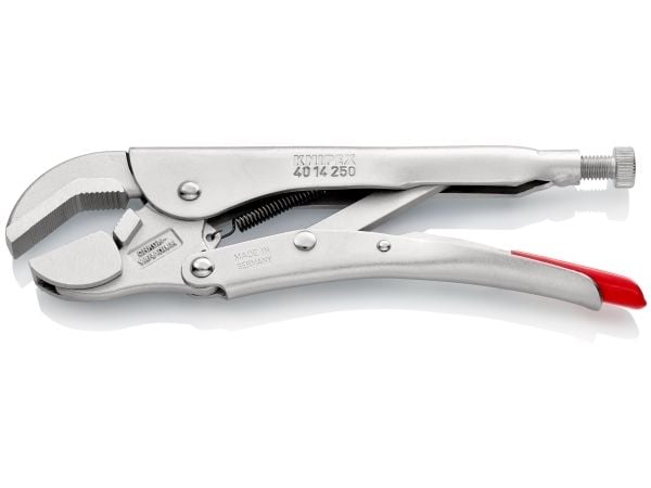 Knipex 40 14 250, Lukkopihdit, 4,5 cm, Kromi, Sinkittyä terästä, Terästä, Ruostumaton teräs, 250 mm