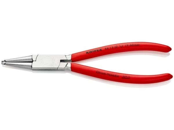 Knipex 44 13 J2, Pyöreäkärkiset pihdit, Kromivanadiini-teräs, Punainen, 180 mm, 138 g