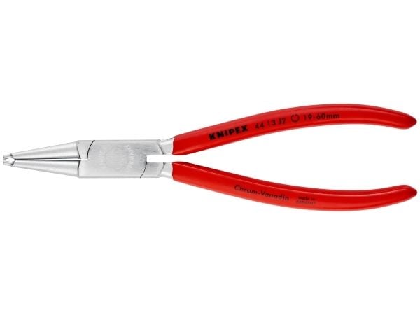 Knipex 44 13 J2, Pyöreäkärkiset pihdit, Kromivanadiini-teräs, Punainen, 180 mm, 138 g