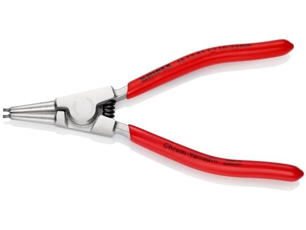 Knipex 46 13 A1, Låseringtang, Kromvanadiumstål, Plast, Rød, 140 mm, 82 g