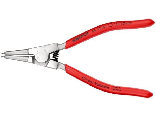 Knipex 46 13 A1, Låseringtang, Kromvanadiumstål, Plast, Rød, 140 mm, 82 g