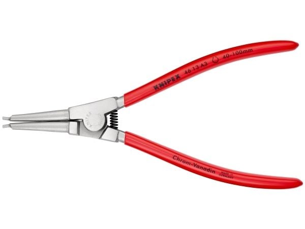 Knipex 46 13 A3, Låseringtang, Kromvanadiumstål, Plast, Rød, 210 mm, 211 g