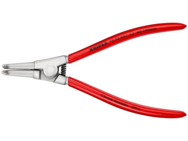 Knipex 46 23 A31, Låseringtang, Kromvanadiumstål, Plast, Rød, 200 mm, 221 g