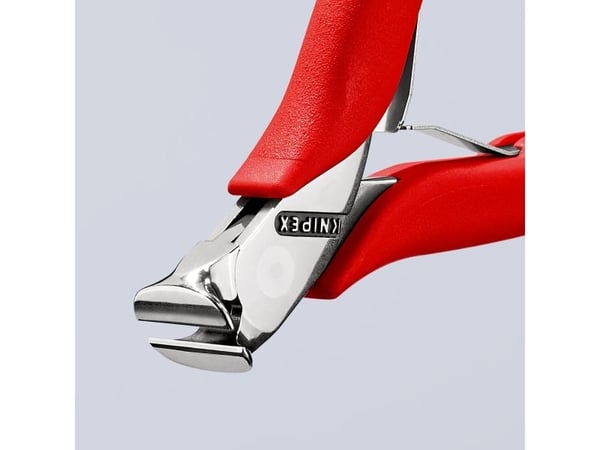 Knipex 64 11 115, Endekuttende tang, Stål, Rød, 115 mm, 74 g