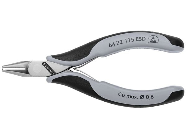 Knipex 64 22 115, Rosenkranstang, Stål, Blå, Rød, 115 mm, 65 g