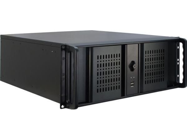 Inter-Tech IPC 4U-4098-S - Rackmonterbar 4U - ATX - ingen strømforsyning (ATX) - USB