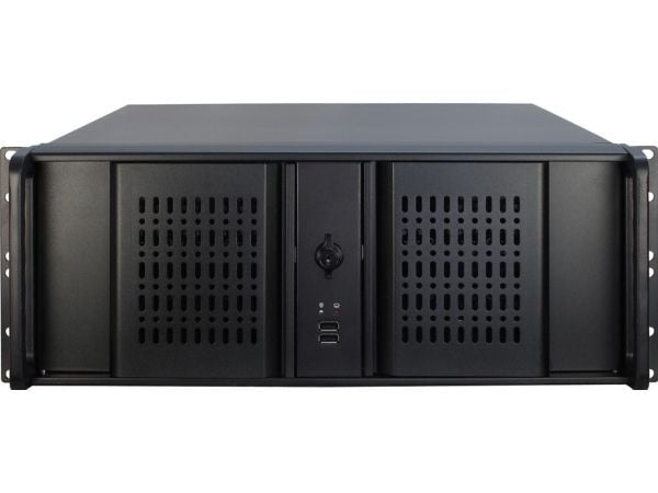 Inter-Tech IPC 4U-4098-S - Rackmonterbar 4U - ATX - ingen strømforsyning (ATX) - USB