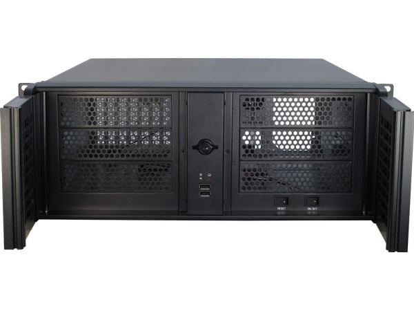 Inter-Tech IPC 4U-4098-S - Rackmonterbar 4U - ATX - ingen strømforsyning (ATX) - USB