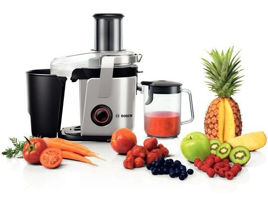 Bosch VitaJuice MES4000 - Juicemaskin - 1 kW - sølv/svart