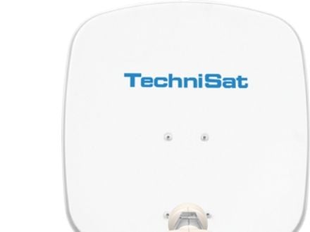 TechniSat DigiDish 45, 10,7 - 12,75 GHz, 950 - 1950 / 1100 - 2150 MHz, 32,2 dBi, Valkoinen, Alumiini, 45 cm