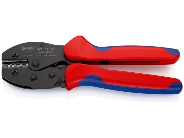 Knipex 97 52 30 SB, Diagonal tang, Kromvanadiumstål, Plast, Blå, Rød, 220 mm, 499 g