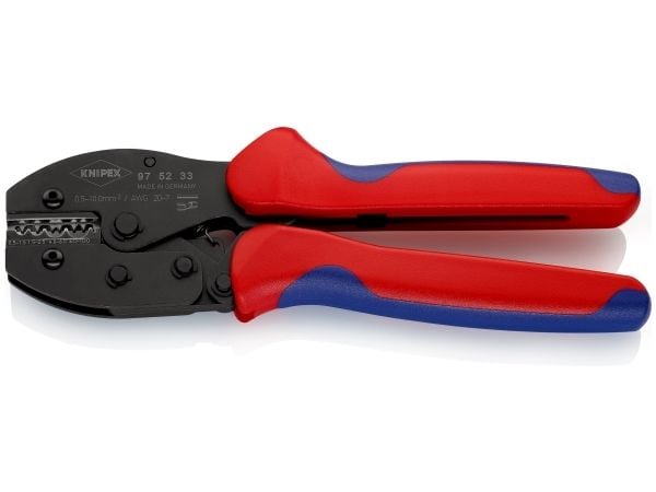 Knipex 97 52 33 SB, Diagonal tang, Kromvanadiumstål, Plast, Blå, Rød, 220 mm, 500 g
