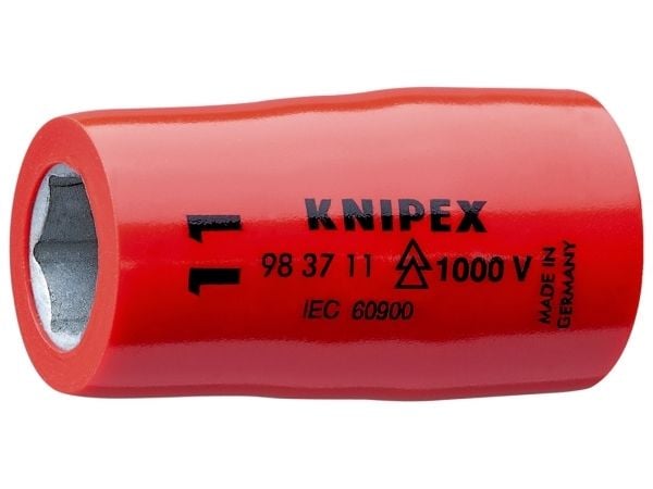 Knipex 98 37 11, Enkel enhet, Støpseladapter, Kromvanadiumstål, 11 mm, 1 stykker