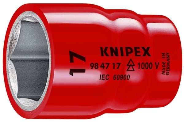 Knipex 98 47 13, Enkel enhet, Støpseladapter, Kromvanadiumstål, 13 mm, 1 stykker
