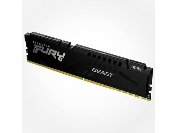 Kingston FURY Beast - DDR5 - modul - 16 GB - DIMM 288-pin - 5600 MT/s / PC5-44800 - CL36 - 1.25 V - ikke-bufret - on-die ECC - svart